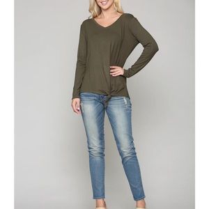 Joh Apparel -  Kelly Modal Knit Top - V Neck